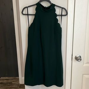 NWT A.Byer hunter green A line dress size small